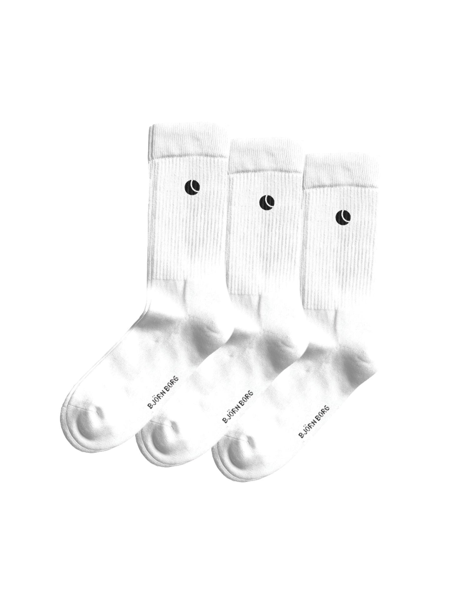 Björn Borg Classic Crew Sock 3-pak (Hvid)