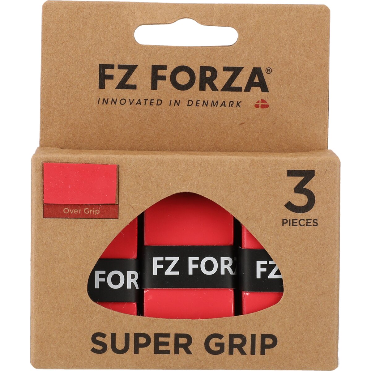 FZ Forza Super Grip (3-pak, rød)