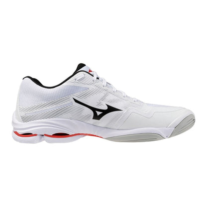 Mizuno Wave Lightning Pro (U) (White/Black/Fiery Red)