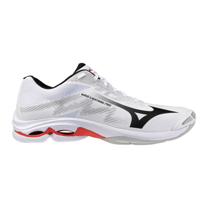 Mizuno Wave Lightning Pro (U) (White/Black/Fiery Red)