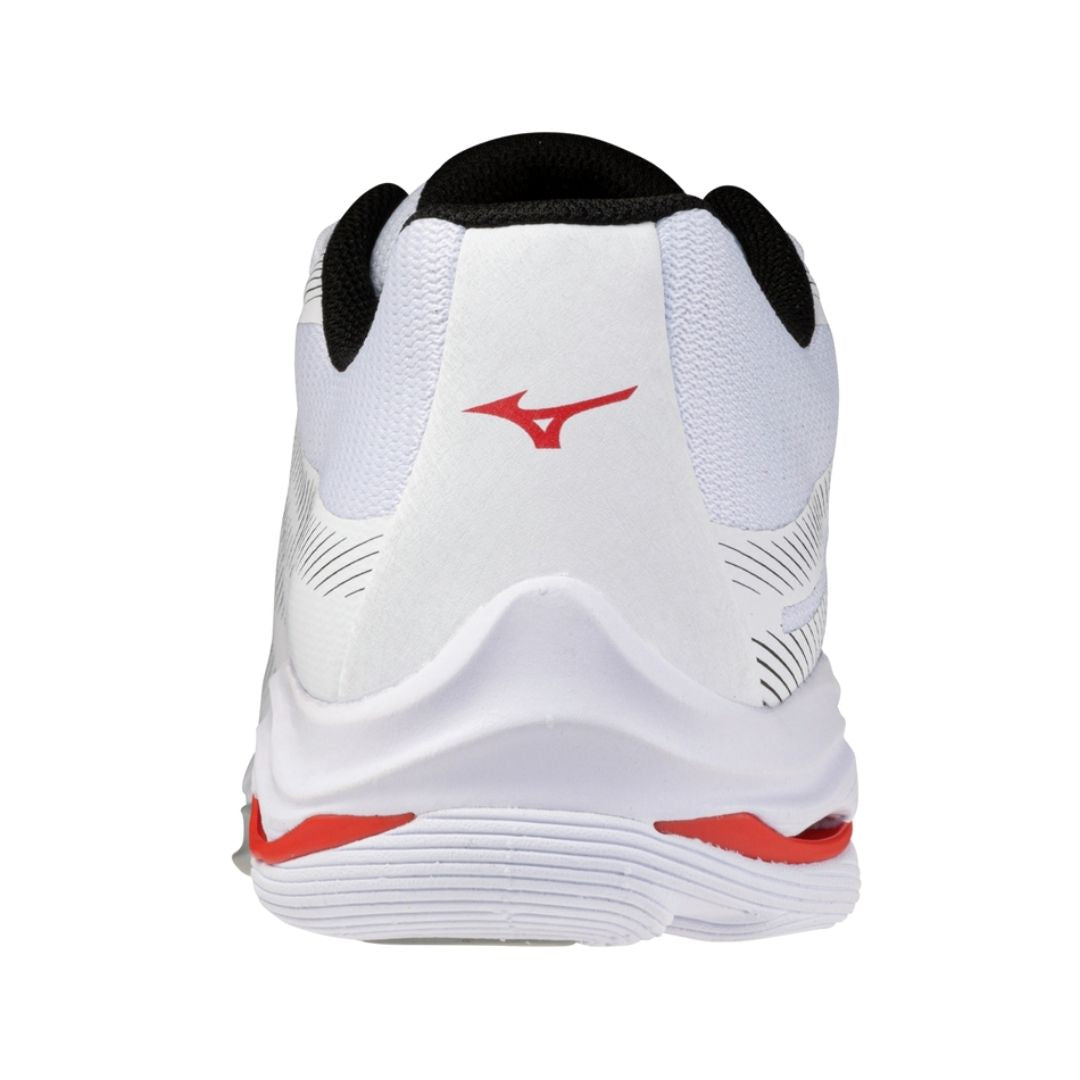 Mizuno Wave Lightning Pro (U) (White/Black/Fiery Red)