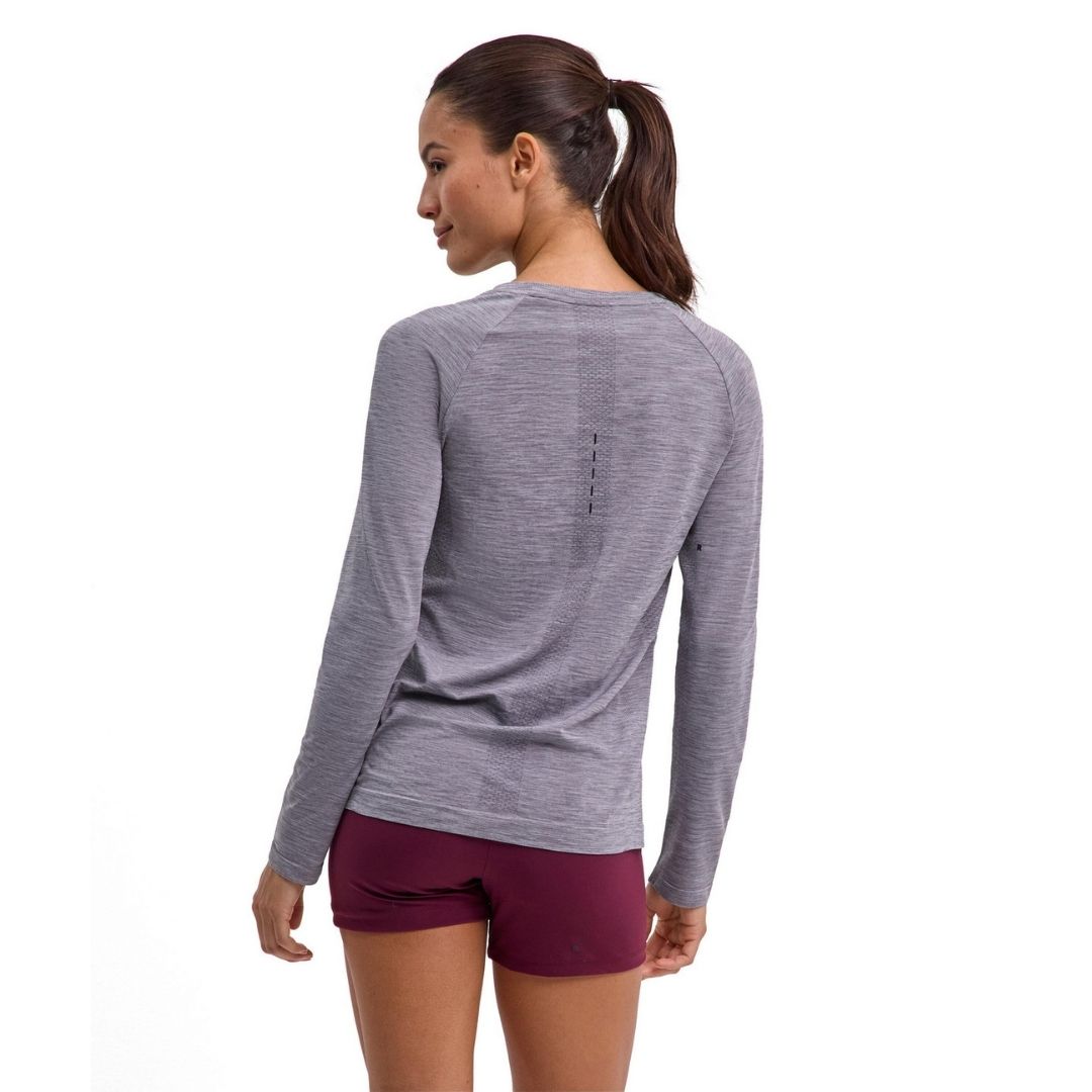 Falke Women Training Long-sleeve Shirt (Grey Heather)