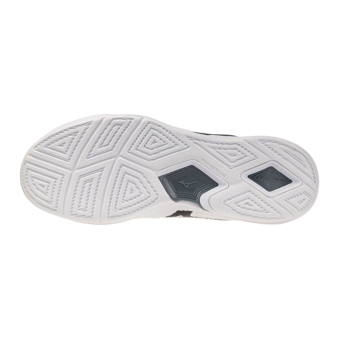 Mizuno Wave Stealth Pro (U) (White/Black/White)