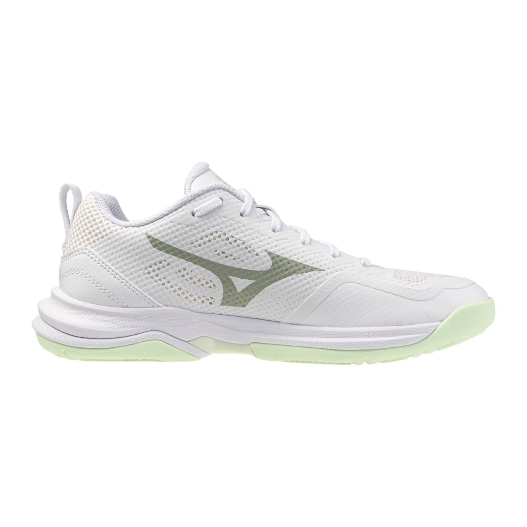 Mizuno Wave Stealth Pro (W) (White/Aqua Gray)