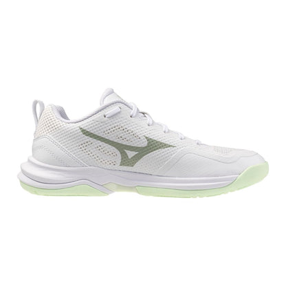 Mizuno Wave Stealth Pro (W) (White/Aqua Gray)