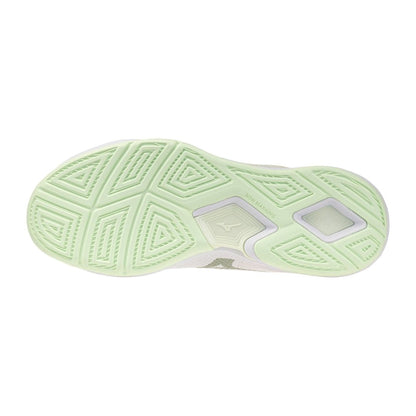 Mizuno Wave Stealth Pro (W) (White/Aqua Gray)