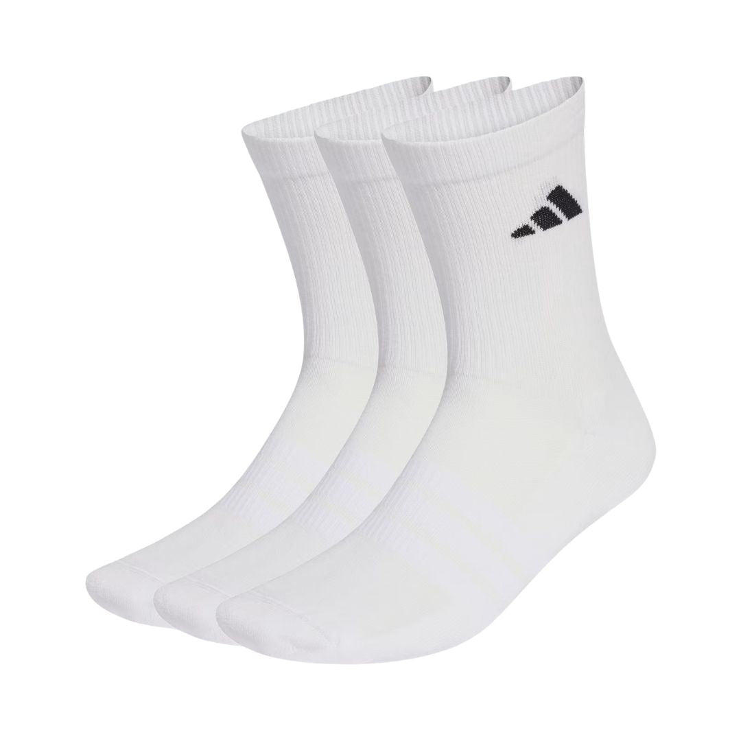 Adidas Essential Crew Strømper (3-pak, White)