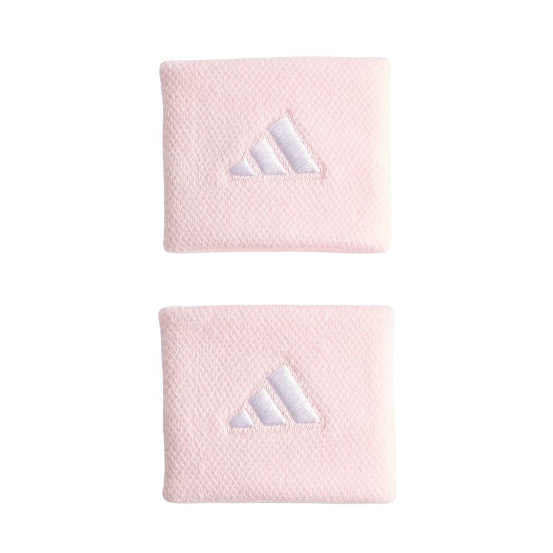 Adidas Wristbands Small (2-pak, Distilled Pink/White)