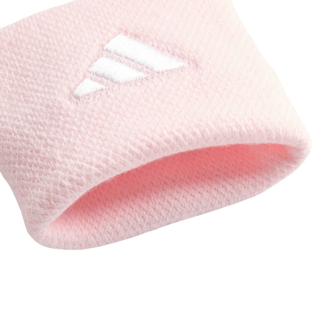 Adidas Wristbands Small (2-pak, Distilled Pink/White)