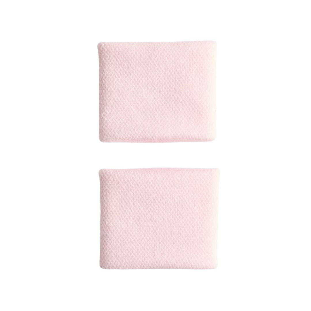 Adidas Wristbands Small (2-pak, Distilled Pink/White)