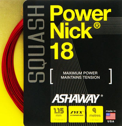 Opstrengning med Ashaway Powernick 1,15 (Rød)